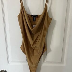 Forever 21 Gold Bodysuit